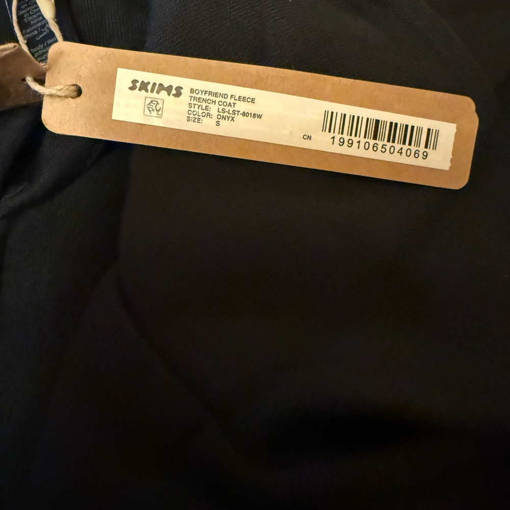 Skims Women’s Boyfriend FleeceTrench Coat - Picture 4 of 7